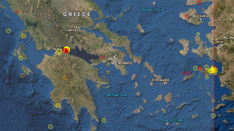 Σεισμική δόνηση μεγέθους 3,9 Ρίχτερ ανατολικά της Ναυπάκτου Σεισμική δόνηση μεγέθους 3,9 Ρίχτερ ανατολικά της Ναυπάκτου