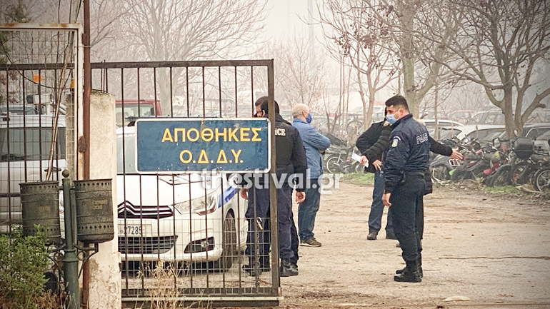Θεσσαλονίκη: Διάρρηξη σε αποθήκη φύλαξης δημόσιου υλικού στην Πολίχνη
