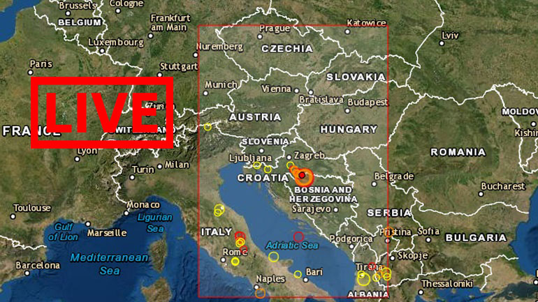 Iσχυρή σεισμική δόνηση έπληξε την κεντρική Κροατία