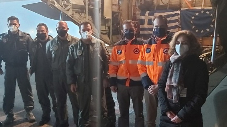 Έφτασε στη σεισμόπληκτη Κροατία η ελληνική ανθρωπιστική βοήθεια