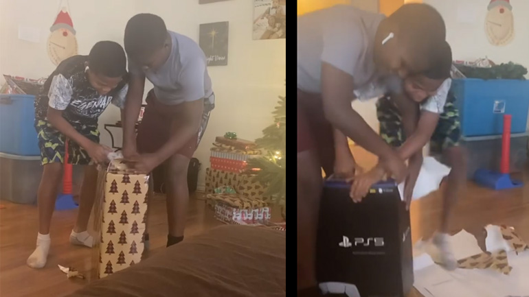 Γονείς εξαπατούν τα παιδιά τους ότι πήραν δώρο ένα PS5 για τα Χριστούγεννα