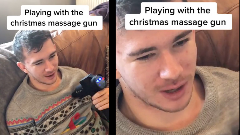 Η φωνή του C-3PO με μια συσκευή μασάζ 