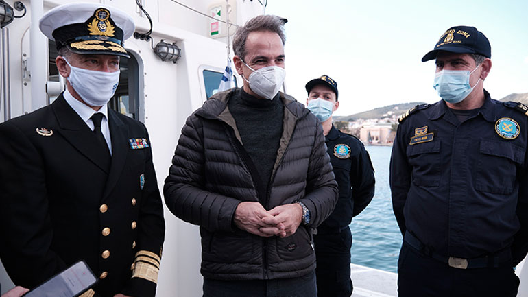 Μητσοτάκης: «Μειώσαμε άνω του 80% τις αφίξεις μεταναστών»