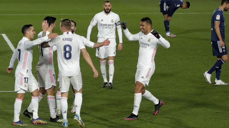 Προσωρινά πρώτη η Ρέαλ, 2-0 τη Θέλτα