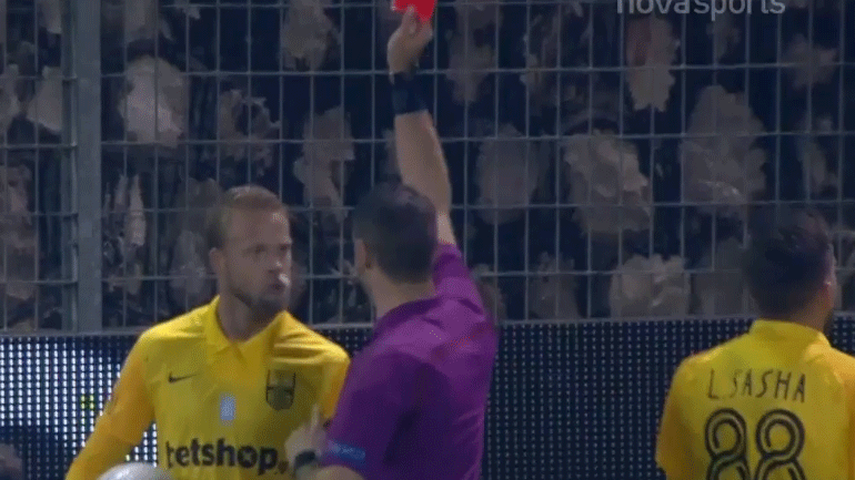 Λαμία-Άρης: Ο Σούντγκρεν έσπρωξε ball boy και αποβλήθηκε!