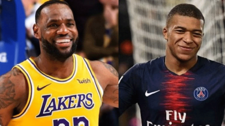 Μπαπέ και Λεμπρόν έκαναν ανταλλαγή φωτογραφιών στα προφίλ τους