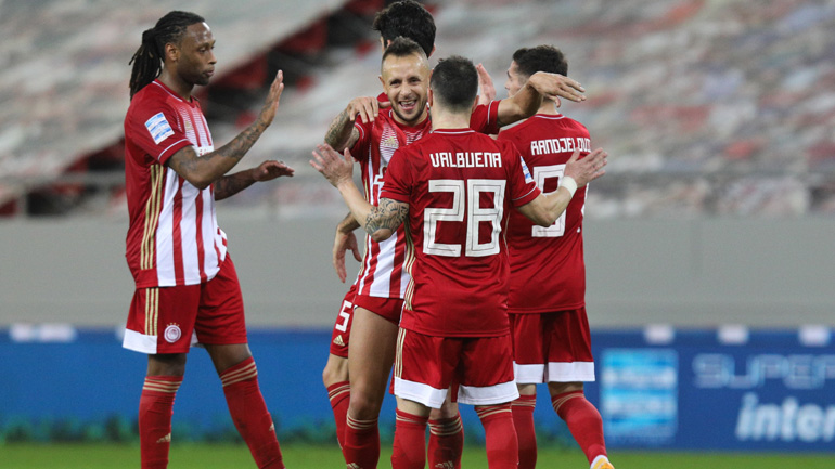 Η αποστολή του Ολυμπιακού για τον αγώνα με τον Αστέρα στην Τρίπολη