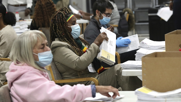 ΗΠΑ: Σε εξέλιξη η καταμέτρηση μετά τις εκλογές στην Τζόρτζια