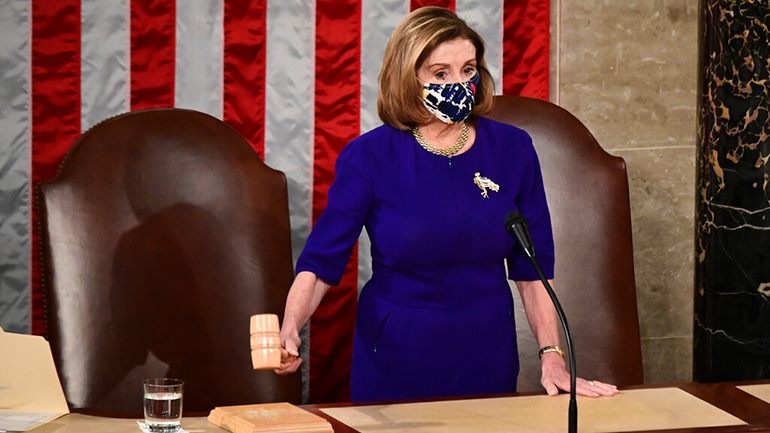 Νάνσι Πελόσι: Θα επικυρώσουμε απόψε το εκλογικό αποτέλεσμα