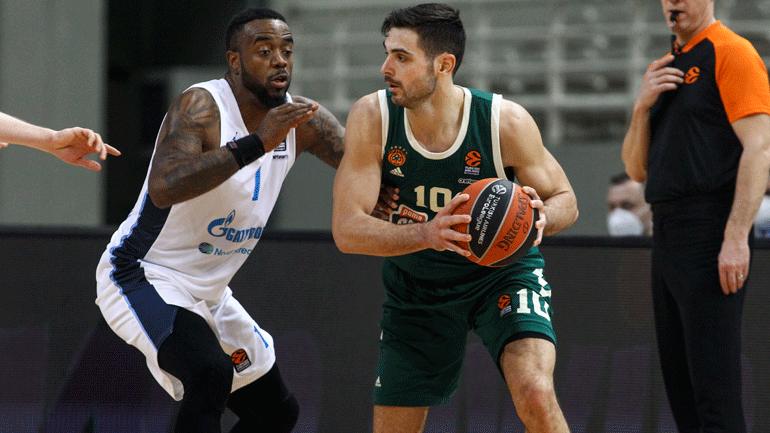 Νέα ήττα στην Euroleague για τον Παναθηναϊκό, έχασε στο ΟΑΚΑ με 89-77 από τη Ζενίτ