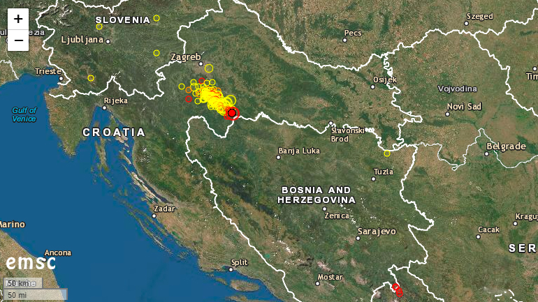 Σεισμός 4,5 Ρίχτερ στην Κροατία