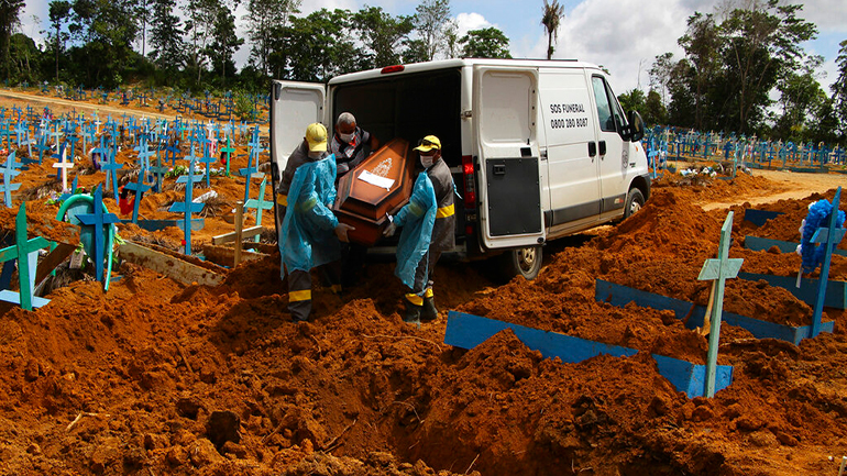 Βραζιλία: 62.290 νέα κρούσματα και 1.171 θάνατοι το τελευταίο 24ωρο