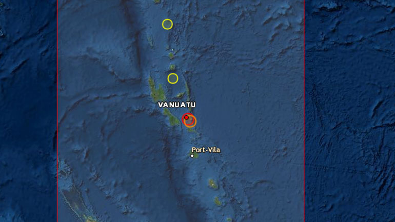 Σεισμός 6 Ρίχτερ στο Βανουάτου