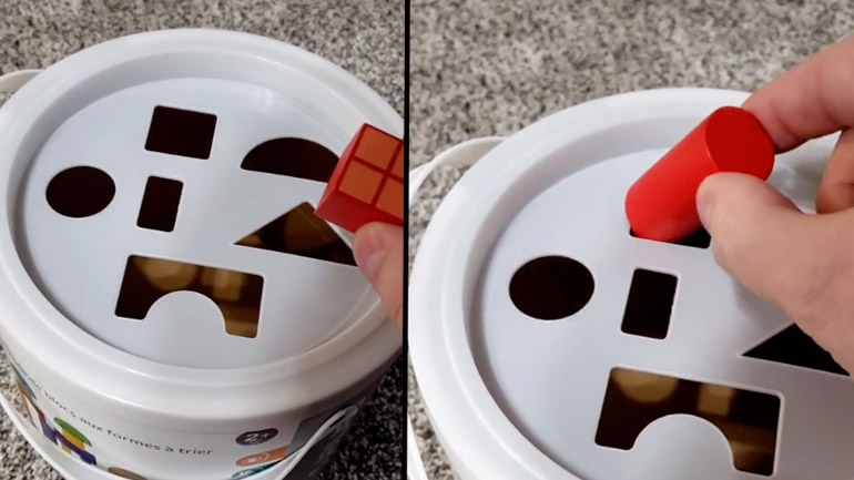 Πολύ εύκολο κουτί με σχήματα