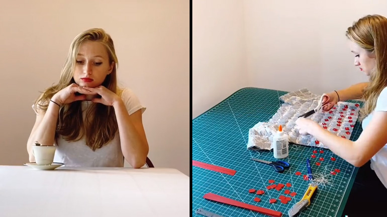 Μπλούζα από φακελάκια τσαγιού