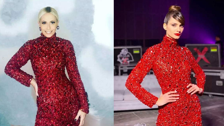 Μαρία Μπακοδήμου-Ηλιάνα Παπαγεωργίου: Φόρεσαν το ίδιο φόρεμα της Σήλιας Κριθαριώτη