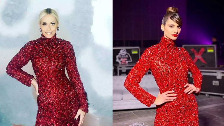 Μαρία Μπακοδήμου-Ηλιάνα Παπαγεωργίου: Φόρεσαν το ίδιο φόρεμα της Σήλιας Κριθαριώτη Μαρία Μπακοδήμου-Ηλιάνα Παπαγεωργίου: Φόρεσαν το ίδιο φόρεμα της Σήλιας Κριθαριώτη