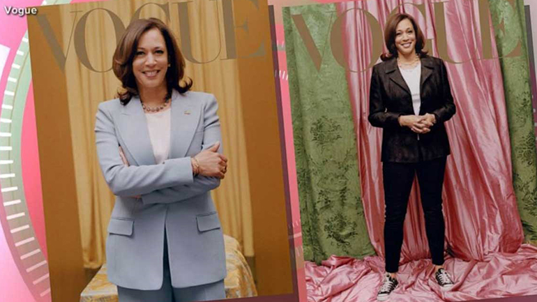 Kamala Harris: Ποζάρει στο εξώφυλλο της αμερικανικής Vogue με sneakers και δέχεται κακή κριτική