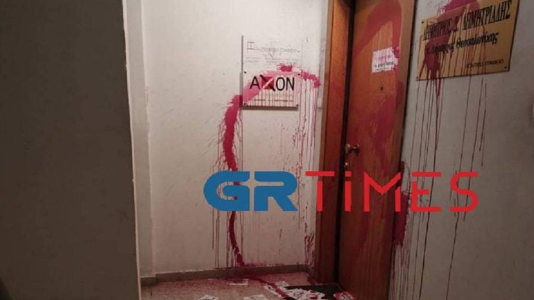 Επίθεση στο γραφείο του αντιδημάρχου Περιβάλλοντος του Δήμου Θεσσαλονίκης