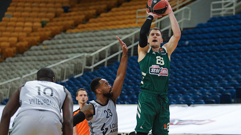 Επέστρεψε στις νίκες ο Παναθηναϊκός, 88-71 τη Βιλερμπάν