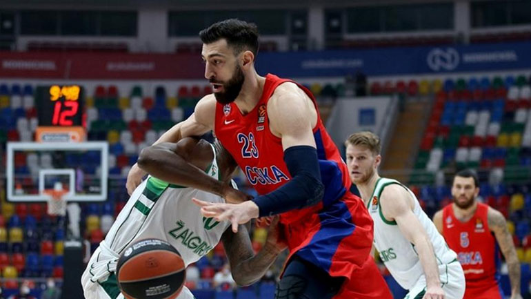 «Φρένο» στο νικηφόρο σερί της Ζαλγκίρις, 83-73 η ΤΣΣΚΑ Μόσχας