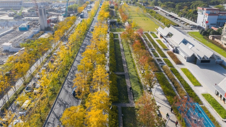 Πρώην διάδρομος αεροδρομίου έγινε πάρκο αναψυχής στη Σαγκάη