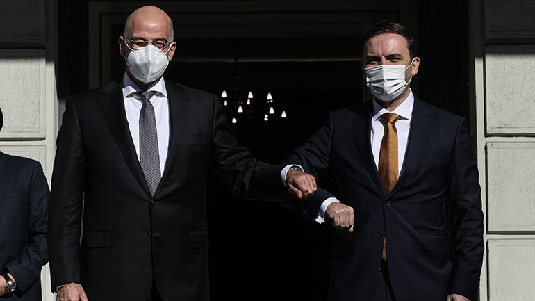 Η ευρωπαϊκή προοπτική των Δ. Βαλκανίων στο επίκεντρο της συνάντησης Δένδια-Οσμάνι