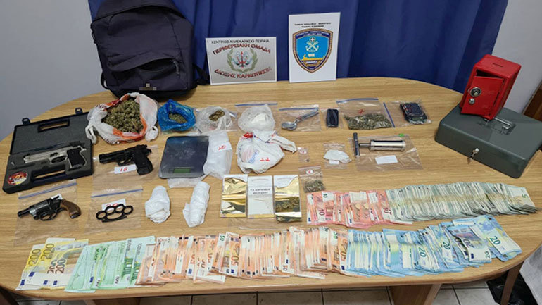 Εντοπισμός κάνναβης και κοκαΐνης σε οικία στο Κερατσίνι
