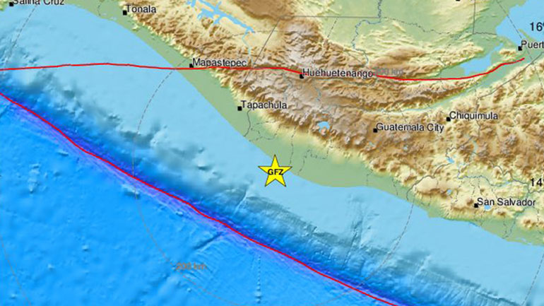 Σεισμός 5,9 Ρίχτερ κοντά στη Γουατεμάλα