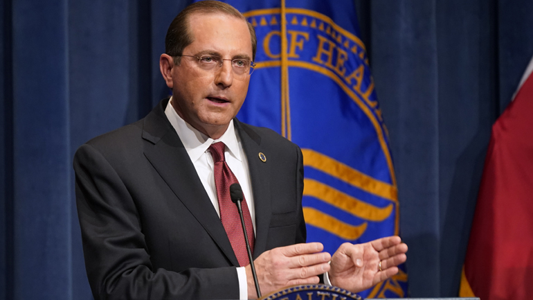 ΗΠΑ: Παραιτήθηκε ο υπουργός Υγείας Άλεξ Αζάρ