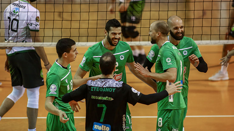 Volley League: Ο Μίλωνας πήρε βαθμό από τον Παναθηναϊκό, 3-2 οι «πράσινοι»