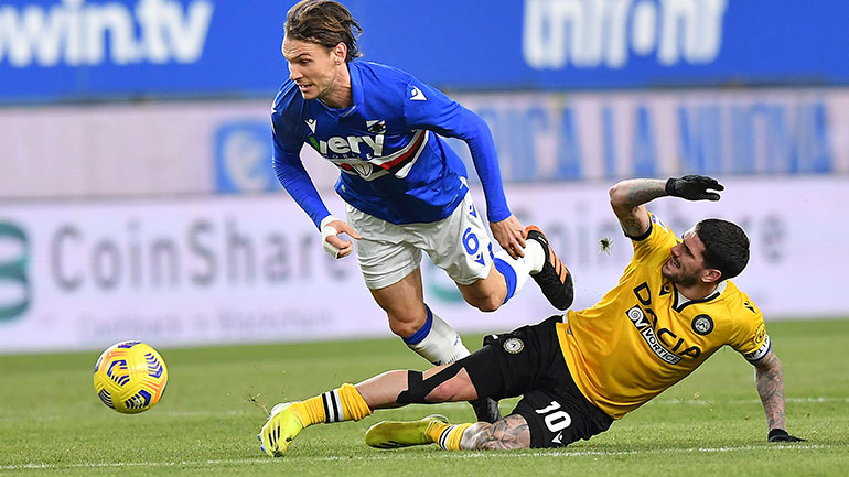 Νίκη με υπογραφή Τορεγκρόσα για τη Σαμπντόρια, 2-1 την Ουντινέζε