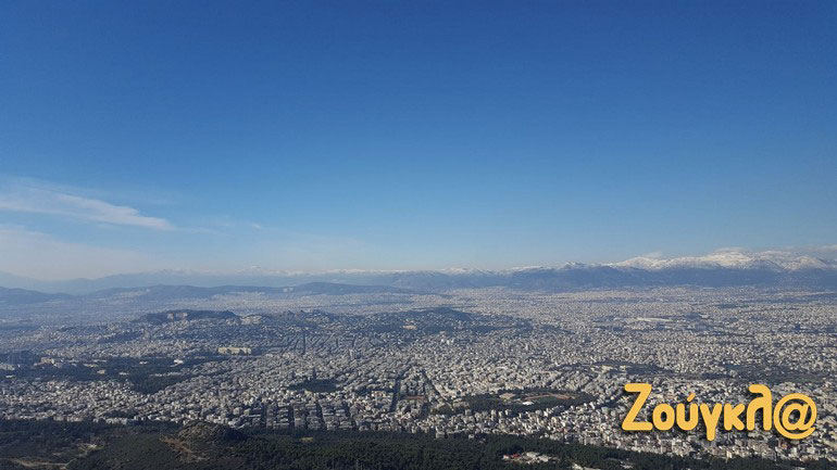 Ήλιος και ψύχος στην Αττική