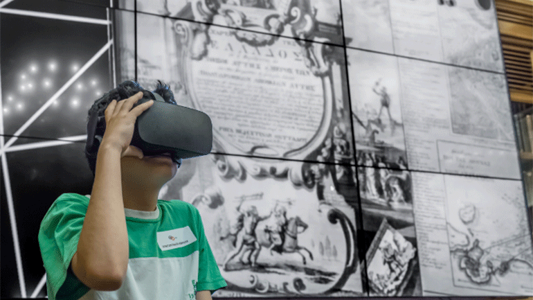 Η Χάρτα του Ρήγα Φερραίου από το χαρτί, σε ψηφιακή μορφή με την «υπογραφή» μαθητών