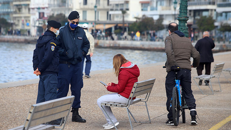 Αποτελέσματα ελέγχων της αστυνομίας για την εφαρμογή των μέτρων