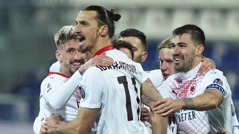 Ιταλία: Ο Ιμπραΐμοβιτς επέστρεψε δριμύτερος, 2-0 η Μίλαν την Κάλιαρι