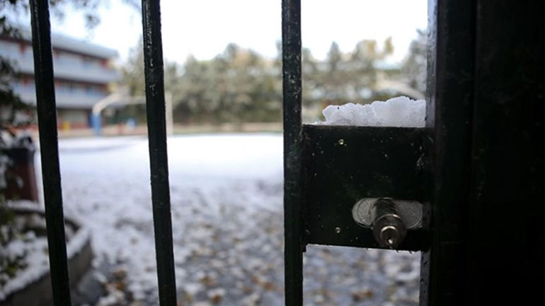 Κλειστά είναι τα σχολεία του Δήμου Μυτιλήνης