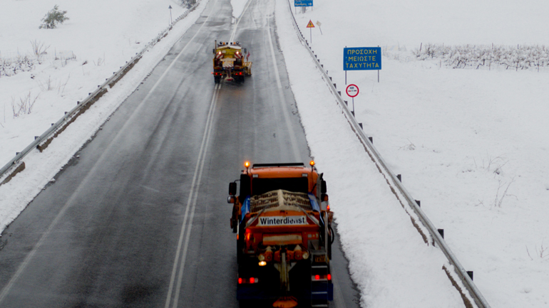 Άνοιξε η Εθνική οδός Αθηνών – Λαμίας για τα φορτηγά