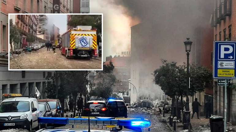 Ισχυρή έκρηξη στη Μαδρίτη – Τρεις νεκροί