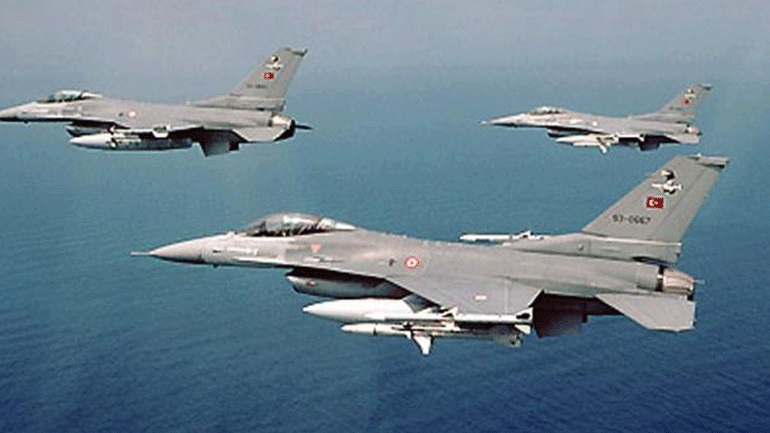 Υπερπτήσεις τουρκικών F-16 σε Στρογγυλό Φούρνων και Ανθρωποφάγους