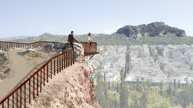 Ο λόφος του Στρέφη ξαναγίνεται τόπος περιπάτου και αναψυχής