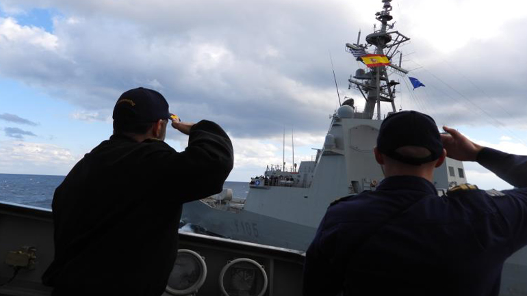 Δείτε εντυπωσιακές εικόνες από συμμαχική στρατιωτική άσκηση στα νότια της Κρήτης