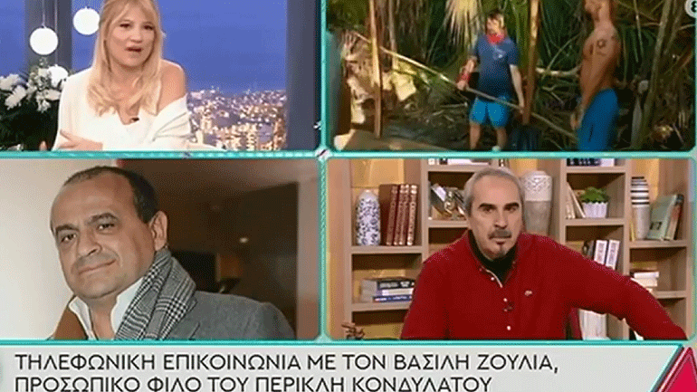 Survivor – Β. Ζούλιας: «Ο Περικλής Κονδυλάτος λέει τα πράγματα όπως είναι»