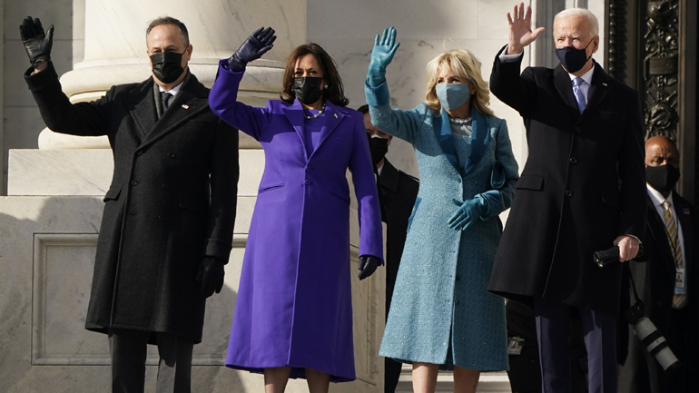 Τζιλ Μπάιντεν και Κάμαλα Χάρις επέλεξαν Αμερικανούς σχεδιαστές