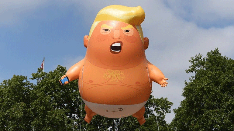 Το Museum of London απέκτησε το μπαλόνι Trump Baby