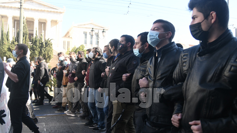 Φοιτητικό συλλαλητήριο στο κέντρο της Αθήνας κατά της πανεπιστημιακής αστυνομίας