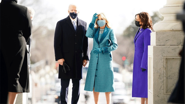 Τζιλ Μπάιντεν και Κάμαλα Χάρις επέλεξαν Αμερικανούς σχεδιαστές