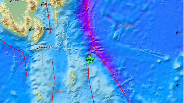 Ισχυρός σεισμός 7,1 Ρίχτερ ανοιχτά των Φιλιππίνων