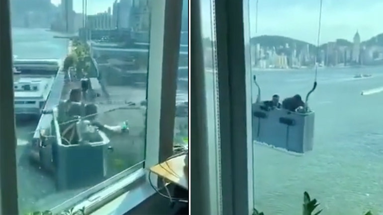 Καθαριστές τζαμιών αντιμέτωποι με ισχυρό άνεμο Καθαριστές τζαμιών αντιμέτωποι με ισχυρό άνεμο