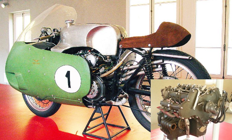 Το περήφημο "The Otto" της Moto Guzzi με 8κύλινδρο κινητήρα 500 κ.εκ.